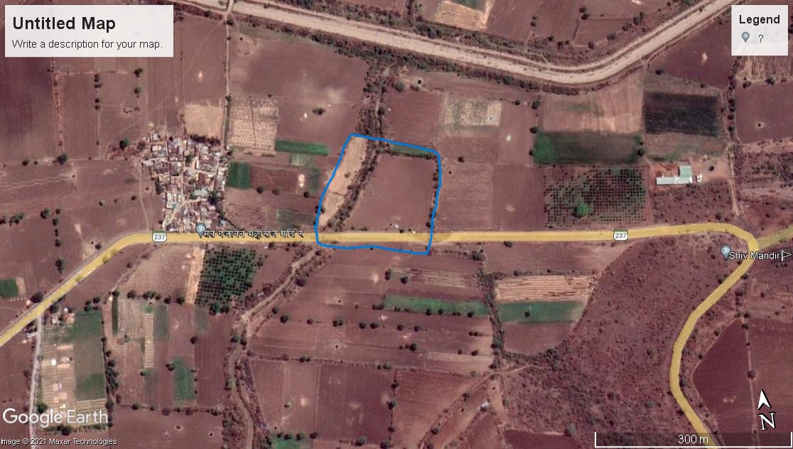 5 Acre Irrigated Farm land near Amravati Highway touch(NH-237)